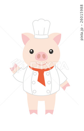 ブタのコックさんのイラスト素材 [26015988] - PIXTA
