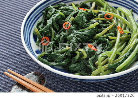 空芯菜の炒め物 26017320