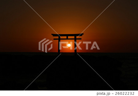 大洗海岸の朝日 大洗海岸の朝日 26022232