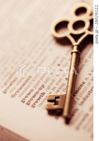 Business concept  key for growth 26026122