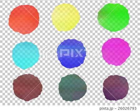 Assorted color solid watermark - Stock Illustration [26026793] - PIXTA
