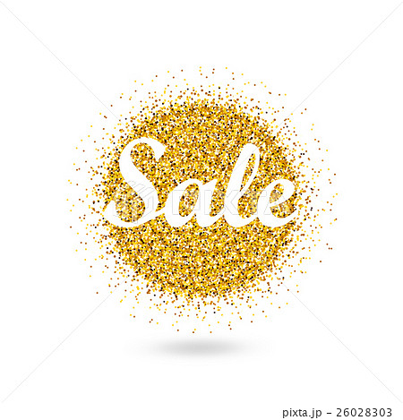 Sale golden shining banner 26028303