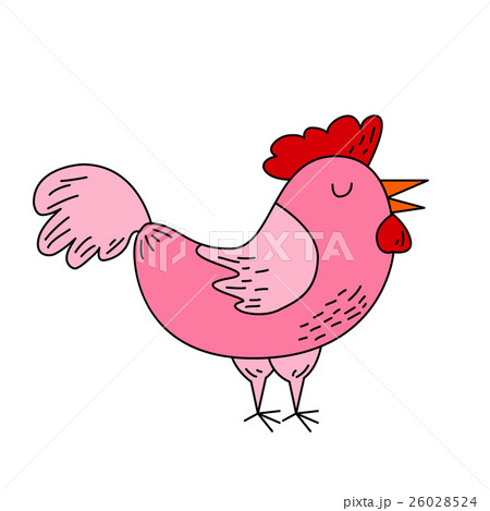 Cute cheerful Cockerel Cute cheerful Cockerel 26028524