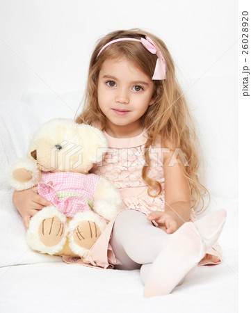 girl child dressed in pink 26028920