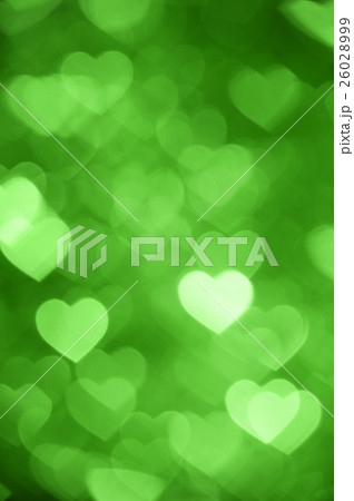 green heart bokeh background photo, abstract green heart bokeh background photo, abstract 26028999