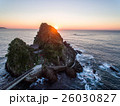 日の出と弁天島 26030827