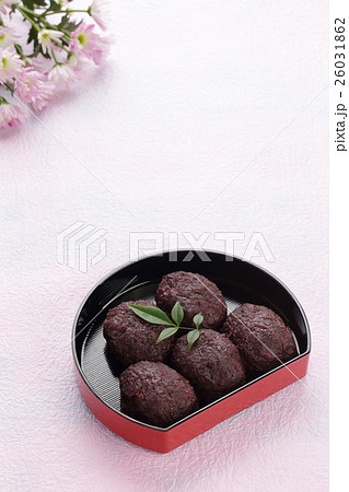 ぼた餅（おはぎ）　春のお彼岸イメージ 26031862