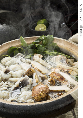 ハモと松茸鍋 26036615
