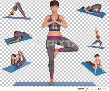 瑜伽姿勢系列01 瑜伽姿勢系列01 26042107