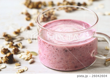 Berry farm yogurt in a jar and a granola Berry farm yogurt in a jar and a granola 26042604