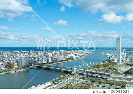 メディアシップから見る万代島方面の景色 4 メディアシップから見る万代島方面の景色 4 26043025