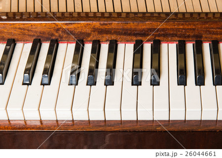 Piano keyboard background with selective focus 26044661