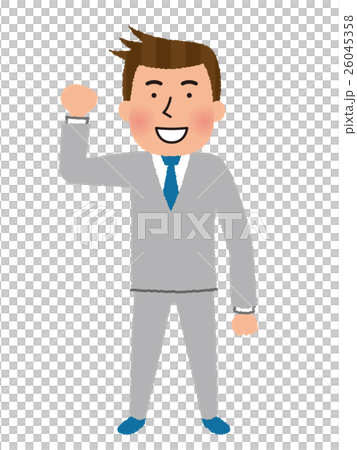 Male employee of Guts pose Male employee of Guts pose 26045358