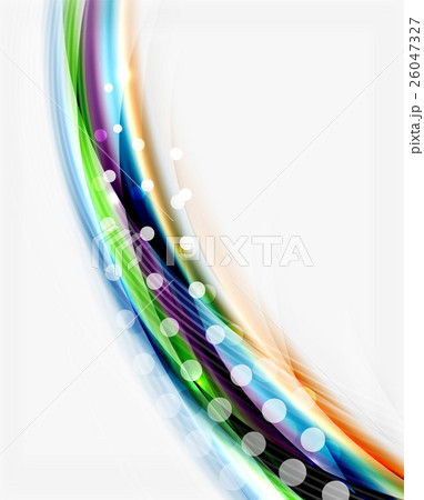 Smooth silk wave template 26047327