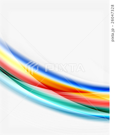 Smooth silk wave template 26047328
