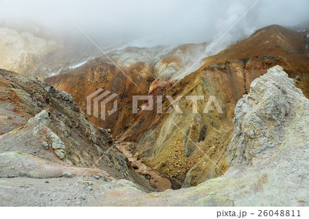 Stream from melting of glaciers on the active Stream from melting of glaciers on the active 26048811