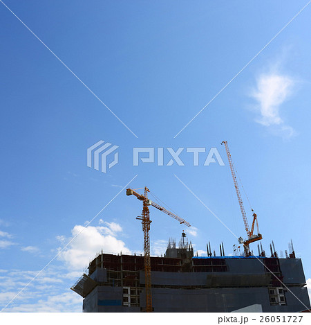 construction site building industry with machinery 26051727
