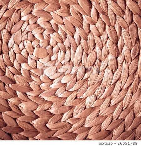 Wicker woven pattern for background or texture 26051788