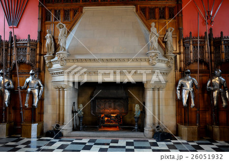 エディンバラ城内のルネサンス期に建造された宮殿 グレート ホールの写真素材