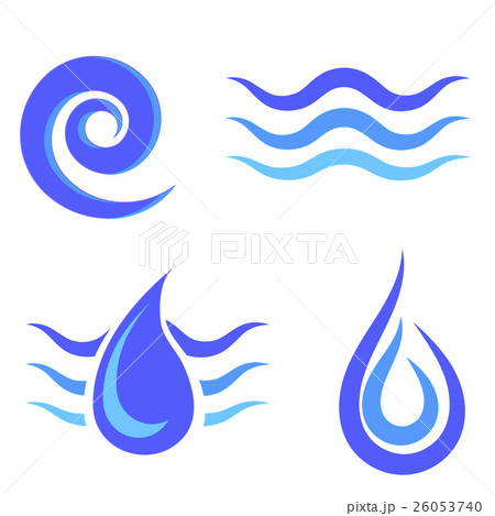 Set of Water Icons Isolated 26053740