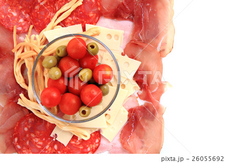 ham cheese tomato olive as easy dinner 26055692