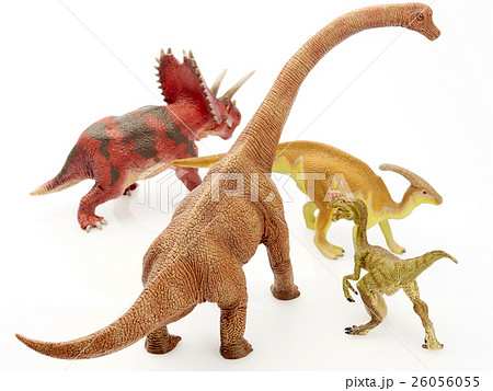 Isolated dinosaur in white background Isolated dinosaur in white background 26056055