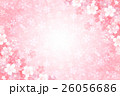 桜　和紙　年賀状　背景  26056686