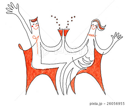 乾杯 のイラスト素材