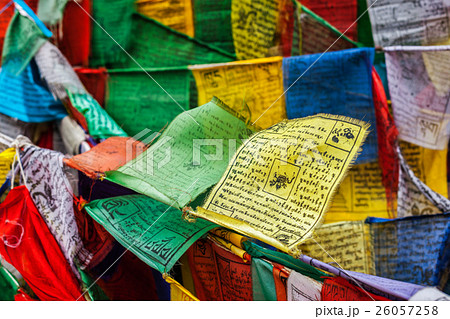 Tibetan Buddhism prayer flags lungta Tibetan Buddhism prayer flags lungta 26057258
