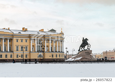 view of the statue  the Bronze Horseman in Saint 26057822
