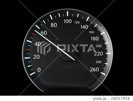 Speedometer of a car Speedometer of a car 26057958