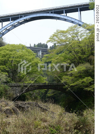 高千穂峡から見える三つの橋 高千穂峡から見える三つの橋 26058002