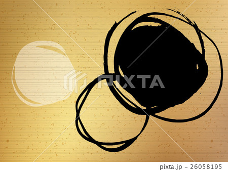 金 和柄 筆 丸 墨 26058195