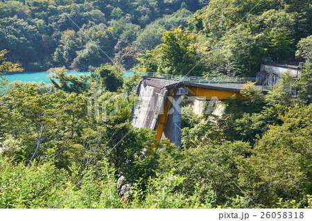 岩手県一関市　国道342号　新祭畤大橋の廃墟 26058318