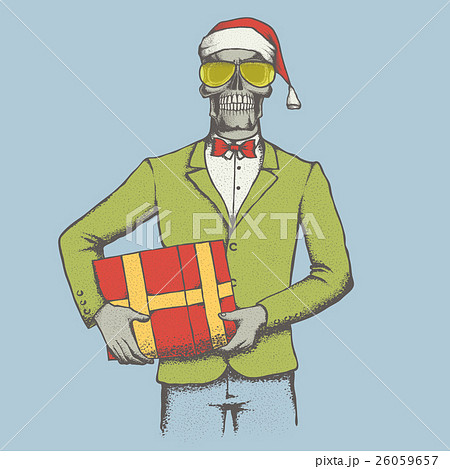 Vector skull illustration 26059657