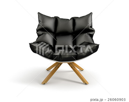 Armchair isolated on white background 3D rendering 26060903