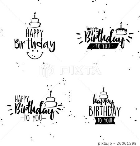 Happy Birthday Backgroundのイラスト素材