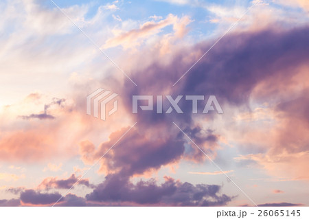 Dramatic sunset over the sea. Sky background Dramatic sunset over the sea. Sky background 26065145