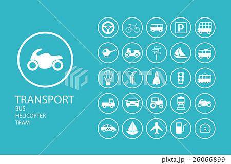 a collection of 25 pieces of flat icons on the 26066899