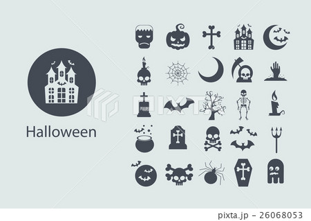 Set of Halloween characters. Scrapbook elements Set of Halloween characters. Scrapbook elements 26068053