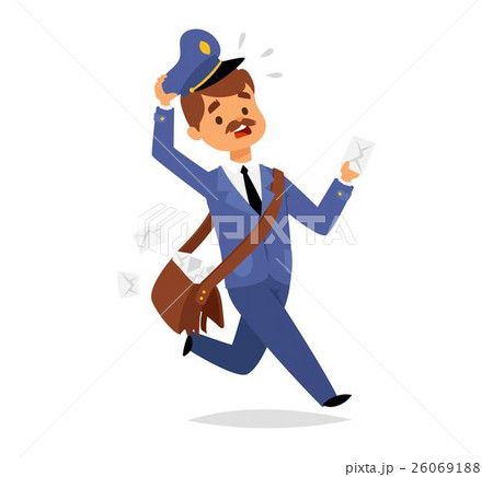 Postman character vectorのイラスト素材 [26069188] - PIXTA