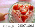 ピンクのハートケーキ　4 26071808