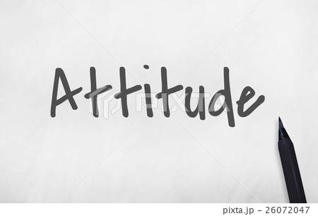 Positive Attitude Life Simple Concept 26072047