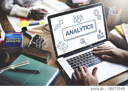 Analytics Research Information Business Graphic Concept Analytics Research Information Business Graphic Concept 26073549