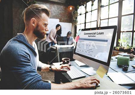 Commercial Loan Business Support Concept Commercial Loan Business Support Concept 26073601