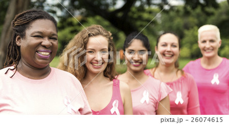 Women Breast Cancer Support Charity Concept 26074615