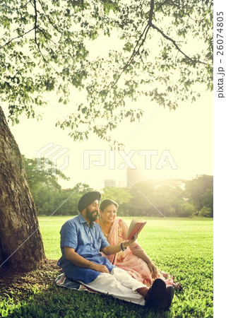Indian Couple Love Care Concept Indian Couple Love Care Concept 26074805