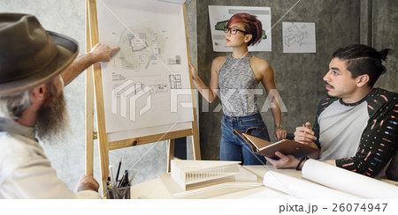 Design Studio Architect Creative Occupation Meeting Blueprint Concept Design Studio Architect Creative Occupation Meeting Blueprint Concept 26074947