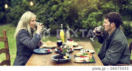 Couple Love Drinking Wine Concept Couple Love Drinking Wine Concept 26075033