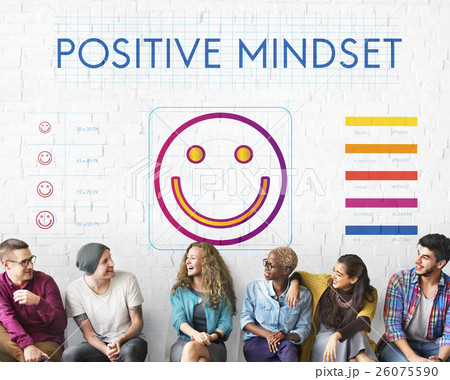 Positive Thinking Happiness Lifestyle Concept 26075590